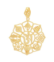 Gift of Gold - 8 Auspicious Objects Pendant