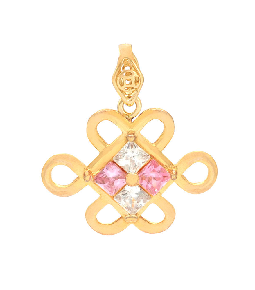Gift of Gold - Mystic Knot with Zircon