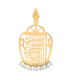 Gift of Gold - Kalachakra with Zircon Pendant