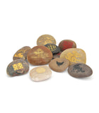 Set of 12 River Stones with Auspicious Symbols