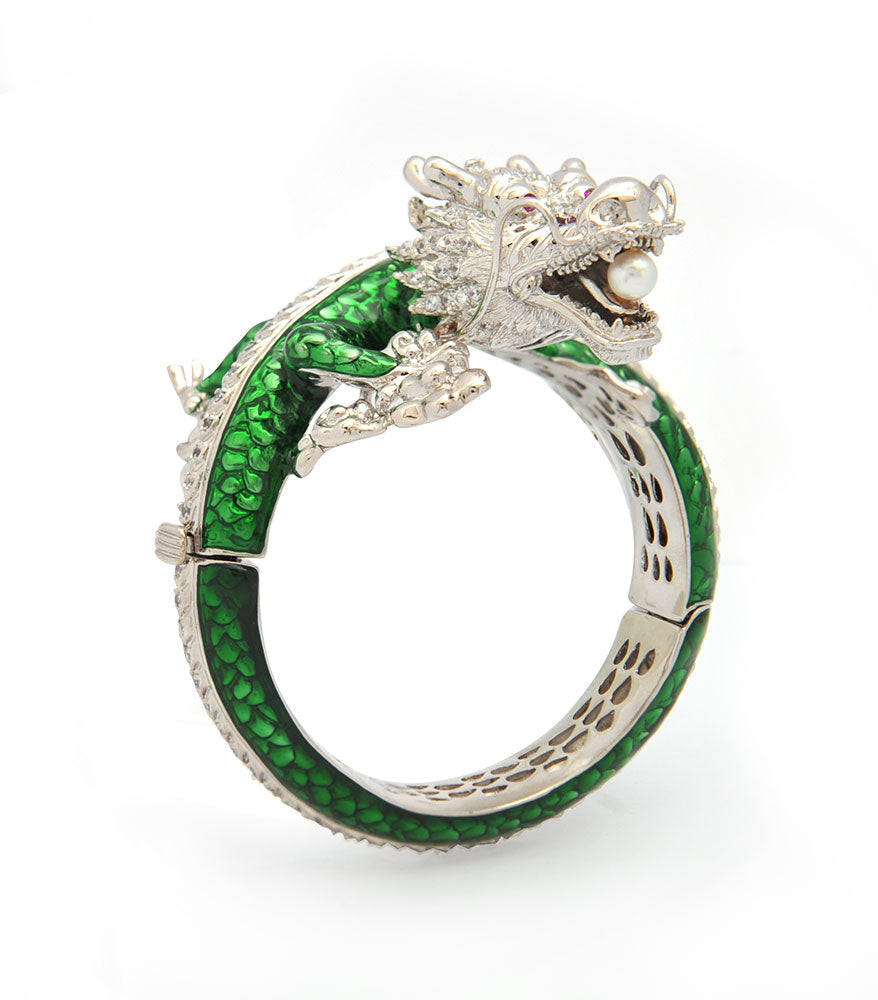 Dragon Bangle (Green)