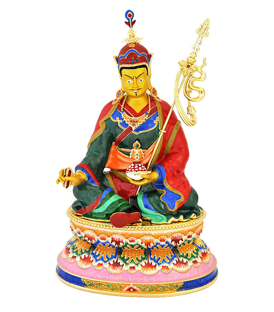 Bejewelled Statuette of Guru Rinpoche