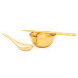 Golden Ricebowl, Spoon and Chopsticks