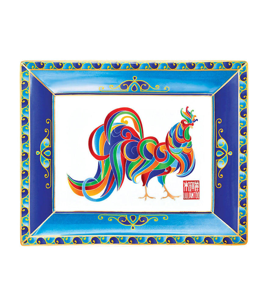 Colourful Rooster Tray