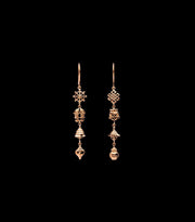 Gift of Gold - 8 Auspicious Objects Earring