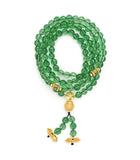 Green Tara Mala Beads + Free Chant A Mantra Booklet