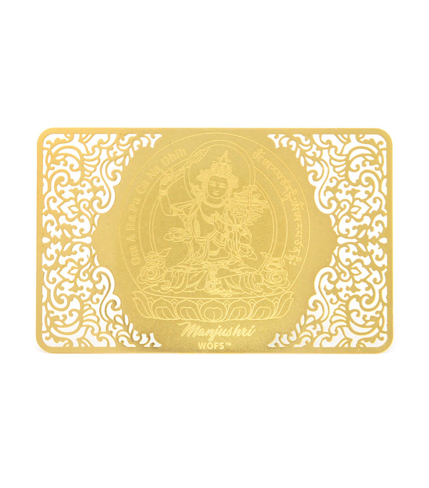 Manjushri Gold Talisman