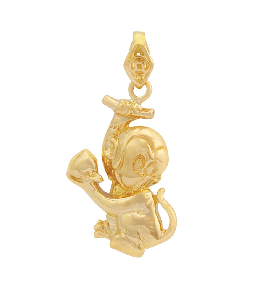 Gift of Gold - Monkey Zodiac Pendant