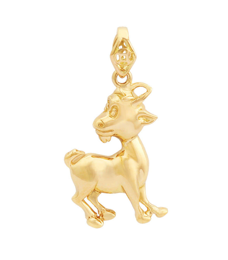 Gift of Gold - Sheep Zodiac Pendant