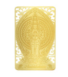 Bodhisattva for Rat (Avalokiteshvara) Printed on A Card In Gold