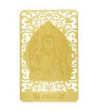 Bodhisattva for Rooster (Acala) Printed on A Card In Gold