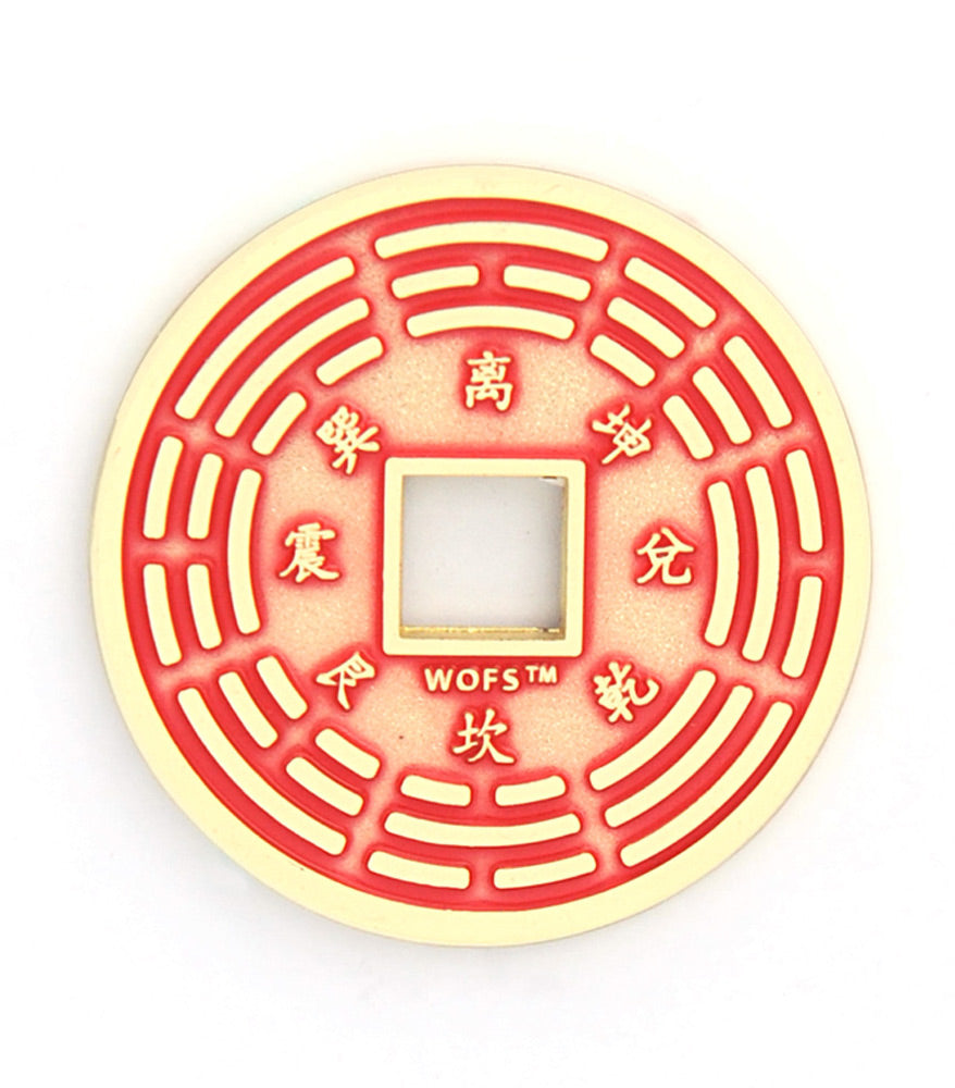Ba Gua Horoscope Coin for Protection & Good Luck