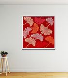 Ginkgo Leaves (Red)