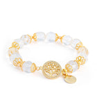 Crystal Star Beads with Money Tree Bracelet