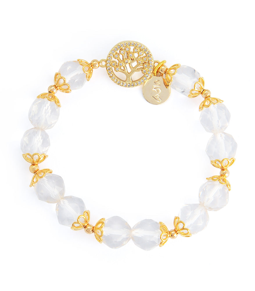 Crystal Star Beads with Money Tree Bracelet