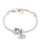 Lucky Star & Elephant Charm Bracelet