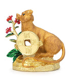Golden Rat Holding Coin with "Your Luck Has Arrived"