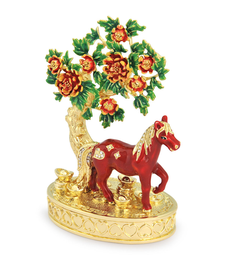 Bejewelled Peach Blossom - Horse