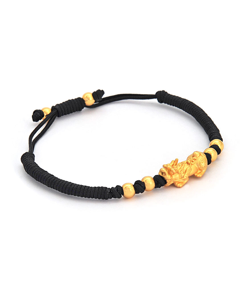 Pi Yao Charm Bracelet (Black)
