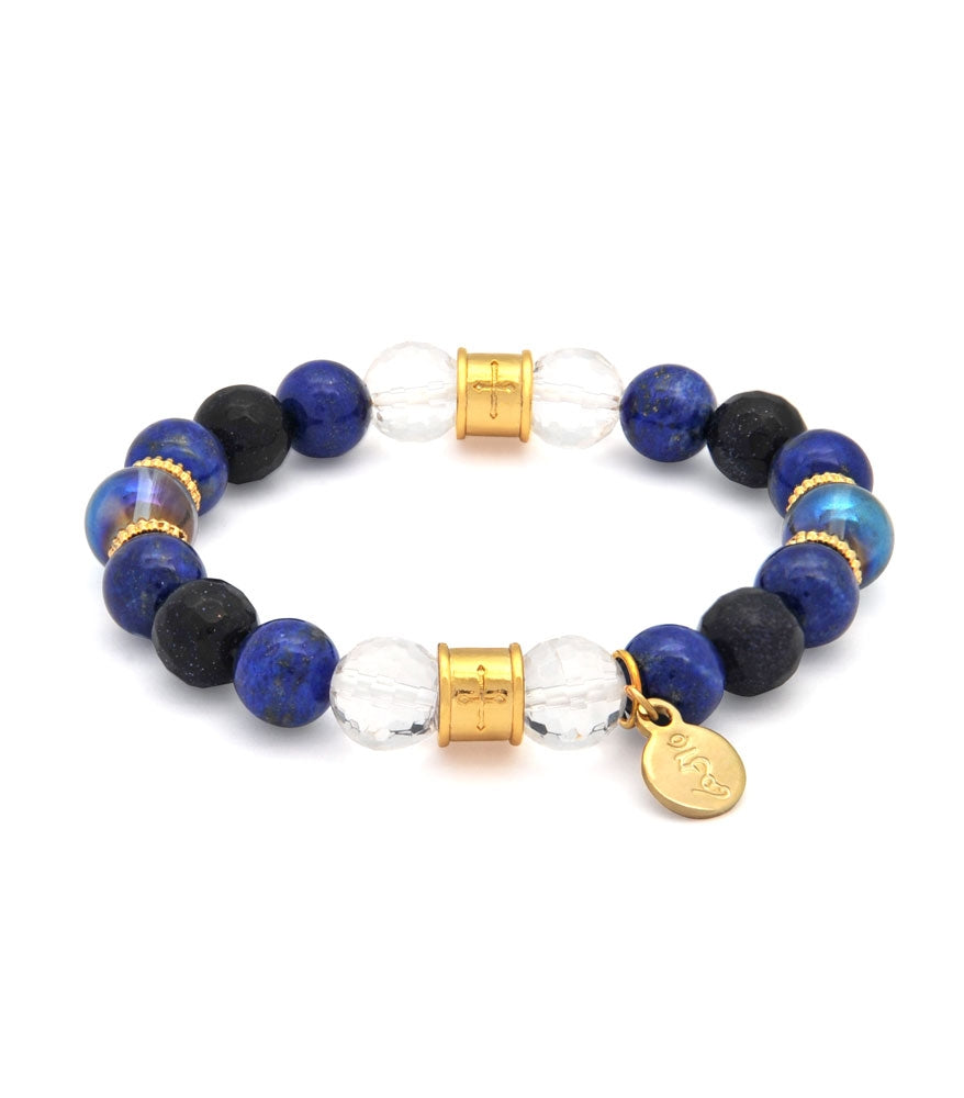 Belief Symbol Charm Bracelet for Improving Convictions and Confidence (信念)