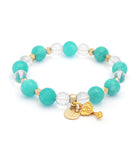 Ru Yi Charm with Amazonite and Quartz for Business & Career Goals