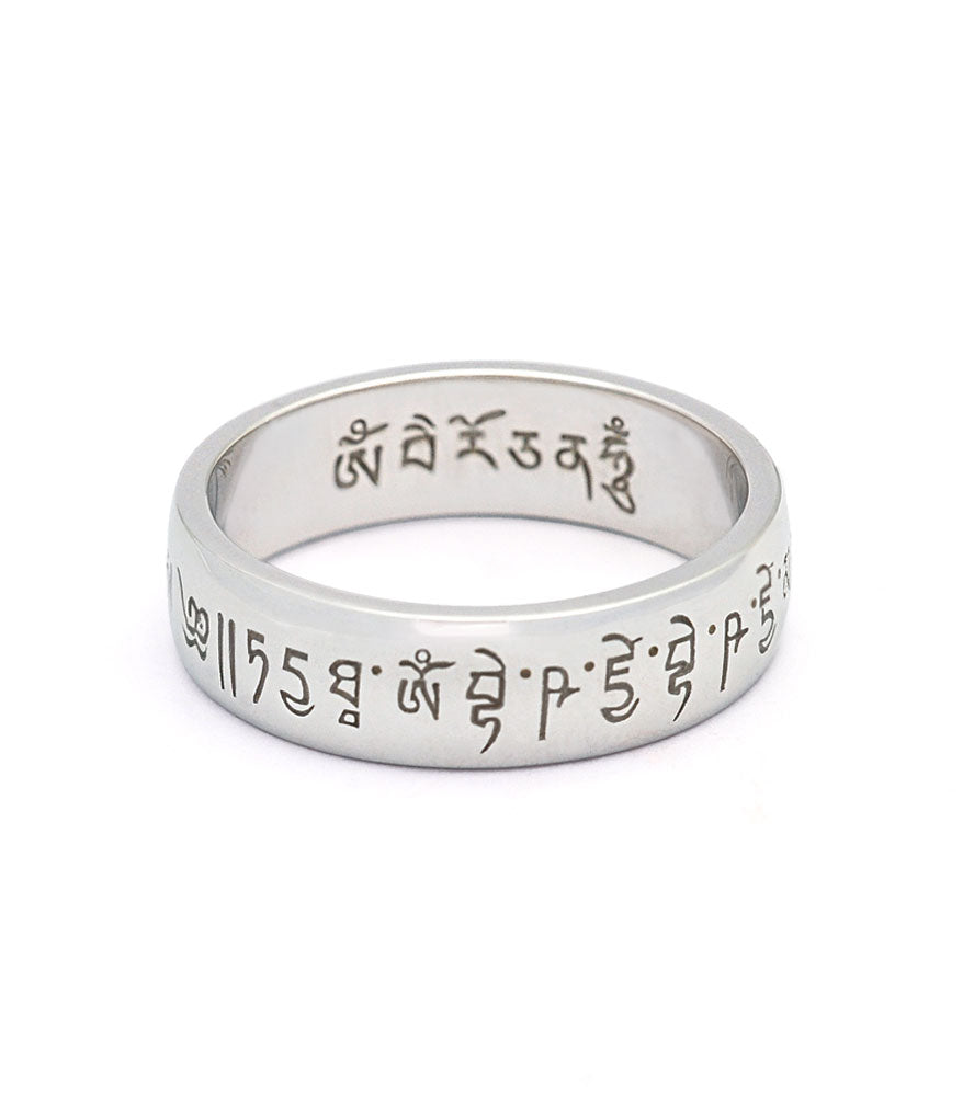 Medicine Buddha & Vairocana Mantra Ring