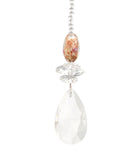 Facetted Crystal Drop - Clear (Flower)