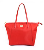 WOFS Lucky Tote Bag & Lucky Tote Bag & Lucky Buckle Messenger Bag (Red)