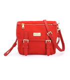 WOFS Lucky Buckle Messenger Bag (Red)