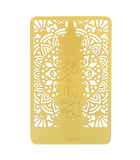 Wisdom Pagoda Gold Talisman Card