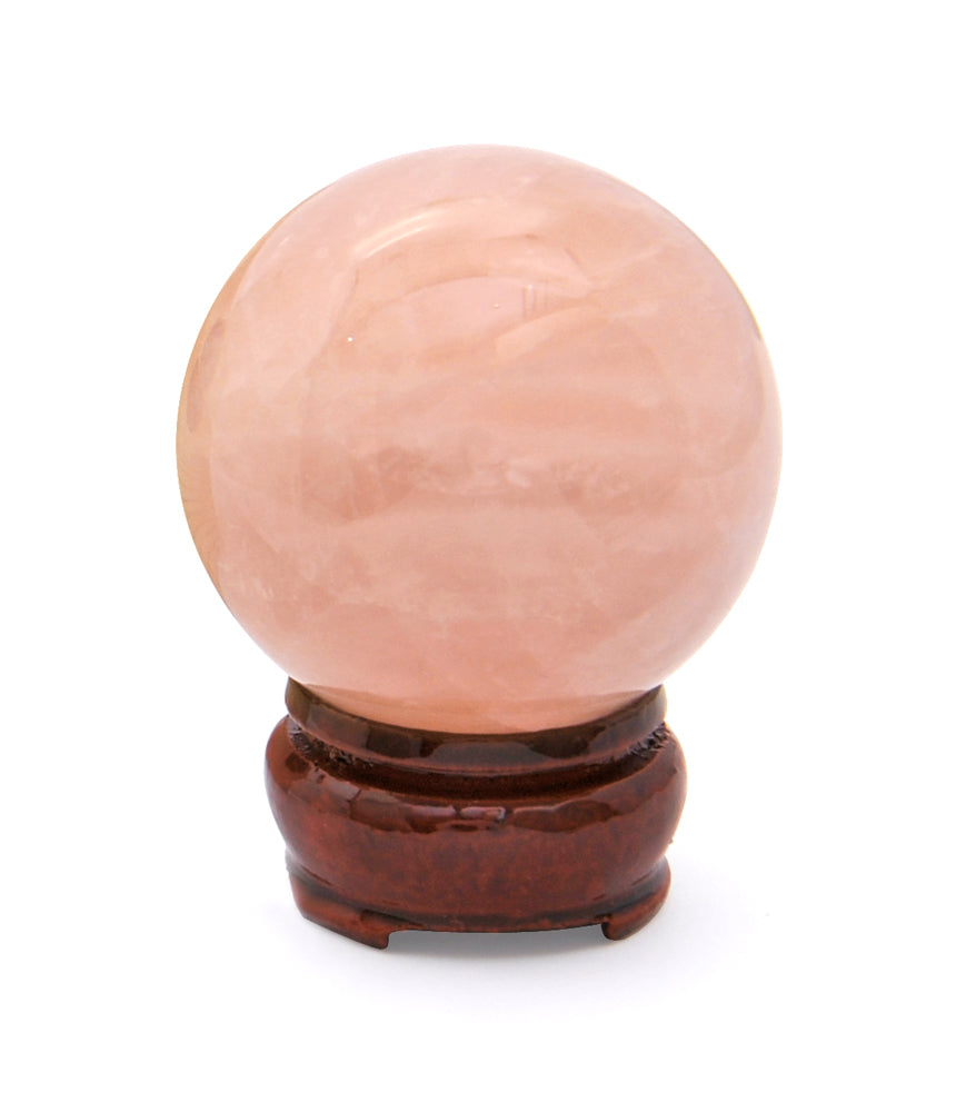 Rose Quartz Sphere with Stand (50mm)