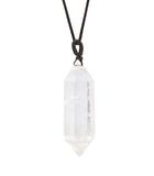 Clear Crystal Double Point Pendant