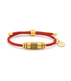 Dragon Symbol with Red String Bracelet