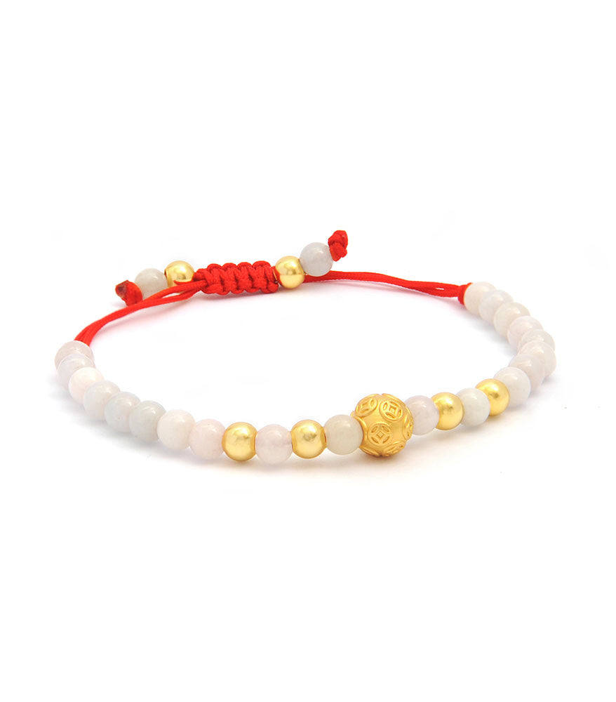 Jade with Red String Bracelet