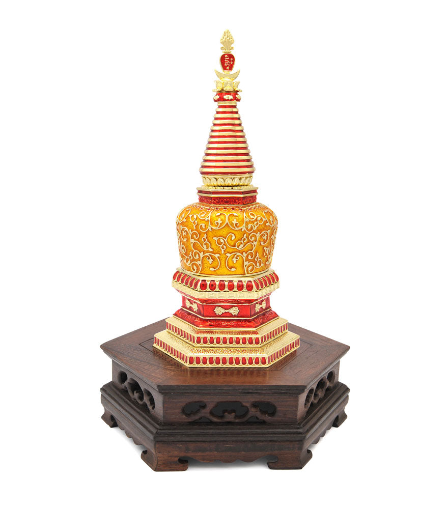 Manjushri Wisdom Stupa with Stand