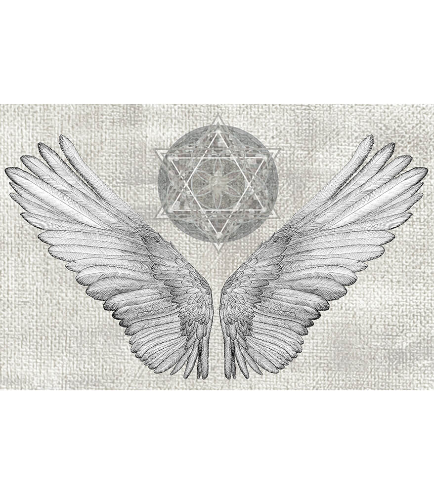 Angel Wings with Sacred Geometry