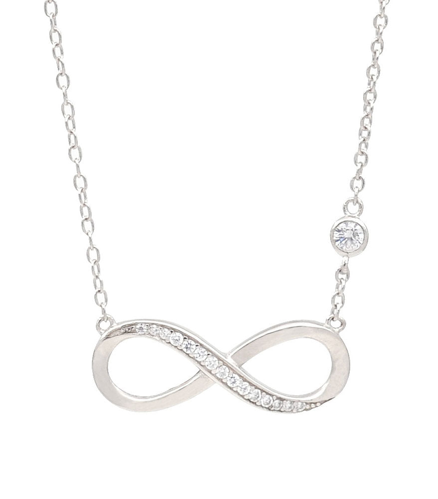 Infinity Pendant with Necklace