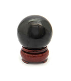 Black Obsidian Sphere with Stand (40mm)