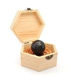 Black Obsidian Sphere with Stand (40mm)