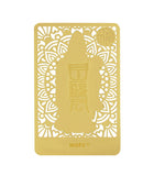 God of Happiness Gold Talisman Card